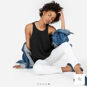 Everlane Japanese GoWeave High-Neck Tank Black 4